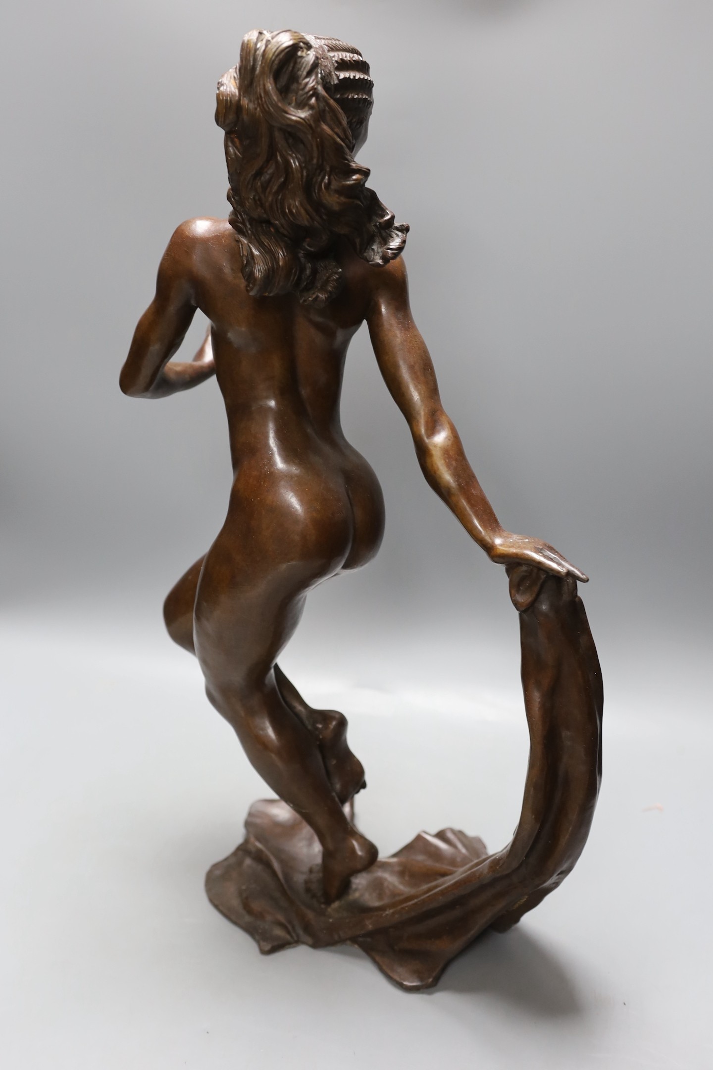 Ronald Cameron (b.1930), bronze, 'Guida', numbered 3/25, 54 cms high.